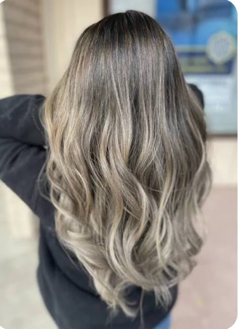 Balayage result at EWA Blowdry